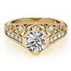 1.25 CTW Certified VS/SI Diamond Solitaire Antique Ring 18K Yellow Gold - REF-384K2W - 27314