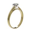 Image 4 : 0.51 CTW Certified H-SI/I Quality Diamond Solitaire Engagement Ring 10K Yellow Gold - REF-54M2H - 36