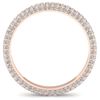 Image 4 : 1.75 CTW Certified VS/SI Diamond Micro Eternity Ring 14K Rose Gold - REF-130T9M - 30268