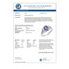Image 2 : 1.43 CTW Tanzanite & Diamond Ring 14K White Gold - REF-45X5T - 14407