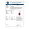 Image 2 : 1.90 CTW Ruby & Diamond Pendant 10K Yellow Gold - REF-20K8W - 13973