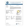 Image 2 : 1.03 CTW Citrine & Diamond Ring 10K White Gold - REF-13M8H - 12499