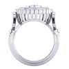 Image 4 : 2.03 CTW VS/SI Diamond Solitaire Art Deco Ring 18K White Gold - REF-327T3M - 37079