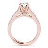 Image 2 : 0.75 CTW Certified VS/SI Diamond Solitaire Ring 18K Rose Gold - REF-85N3Y - 27631