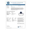 Image 2 : 1.75 CTW Blue Sapphire & Diamond Ring 18K White Gold - REF-74W9F - 13494