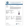 Image 2 : 0.77 CTW Amethyst & Diamond Necklace 10K White Gold - REF-11A8X - 11343