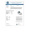 Image 3 : 0.73 CTW Certified Intense Blue SI Diamond Solitaire Engagement Ring 10K White Gold - REF-70X5T - 36