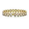 Image 2 : 18.55 CTW Pear Diamond Designer Bracelet 18K Yellow Gold - REF-3398Y9K - 42826
