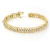 2.82 CTW Tanzanite & Diamond Bracelet 10K Yellow Gold - REF-69Y3K - 14272