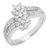 0.75 CTW Certified VS/SI Diamond Ring 10K White Gold - REF-53Y5K - 11047
