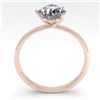 Image 2 : 1.0 CTW Certified VS/SI Diamond Engagement Ring 18K Rose Gold - REF-298X5T - 32225