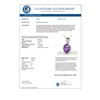 Image 3 : 2.5 CTW Amethyst Designer Inspired Solitaire Necklace 18K White Gold - REF-29K3W - 21849