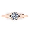 Image 1 : 1 CTW Solitaire Certified VS/SI Diamond Ring 14K Rose Gold - REF-278K4W - 38542
