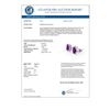 Image 2 : 1.50 CTW Amethyst Earrings 14K White Gold - REF-13M5H - 10114