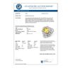 Image 2 : 3.05 CTW Yellow Sapphire & Diamond Ring 18K White Gold - REF-100Y2K - 14343