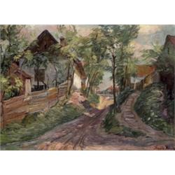 Kováts Károly (Újvidék, 1875 - Szentes, 1946) - "Mento utca eleje"