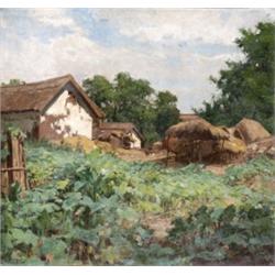Hegedus László (Szentes, 1870 - Budapest, 1911) - Parasztudvar, 1904