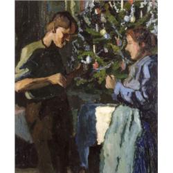 Balla Béla (Arad, 1882 - Nagybánya, 1965) - "Szenteste"