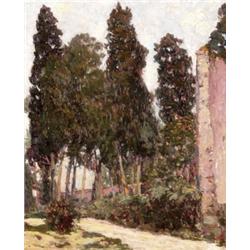 Magyar festo 20. sz. eleje - Kertrészlet