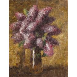 Koszta József (Brassó, 1861- Budapest, 1949) - Virágcsendélet orgonával