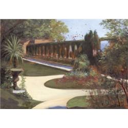 Markó Erno (Kassa, 1868 - Budapest, 1945) - Várkert belso udvar