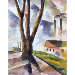 Csabai - Ékes Lajos (Budapest, 1896 - Budapest, 1944) - Táj, 1929