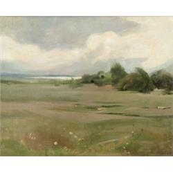 Magyar festo 20. sz. elso fele - Balatoni táj, 1925