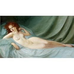 Szánthó Mária (Szeged, 1902 - Budapest, 1994) - Kékszemu akt