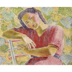 Járitz Józsa (Budapest, 1893 - Budapest, 1986) - Piheno lány