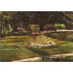 Paizs - Goebel Jeno (Budapest, 1898 - Budapest, 1944) - Nagybányai parkrészlet, 1918