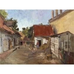 Marosán Gyula (Budapest, 1916 - ) - Parasztudvar, 1936