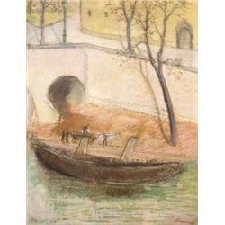 Berény Róbert (Budapest, 1887 - Budapest, 1953) - Szajnapart, 1913