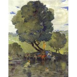 Ruzicskay György (Szarvas, 1896 - Szarvas, 1993) - "Fürdozok"