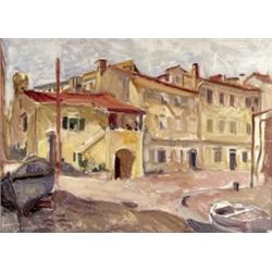 Herman Lipót (Nagyszentmiklós, 1884 - Budapest, 1972) - Voloczai utcarészlet