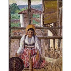 Magyar festo, 20. sz. elso fele - No rokkával