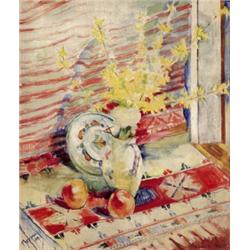 Boross Géza (Rákospalota, 1908 - Budapest, 1971) - Csendélet aranyesovel, 1939