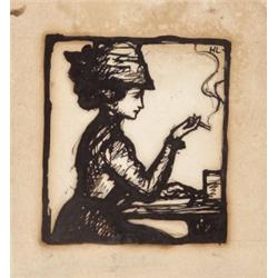 Hegedus László (Szentes, 1870 - Budapest, 1911) - Kávéházban