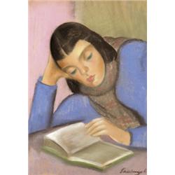 Schönberger Armand (Galgóc, 1885 - Budapest, 1974) - Olvasó leány