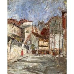 Vén Emil (Fiume, 1902 - Budapest, 1984) - Utcarészlet