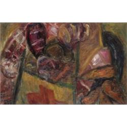 Frank Frigyes (Budapest, 1890 - Budapest, 1976) - Absztrakt szobabelso