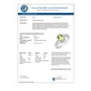 Image 2 : 1.04 CTW Peridot & Diamond Ring 10K White Gold - REF-15K5W - 13446