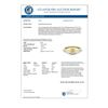 Image 3 : 0.45 CTW Citrine & Micro Pave VS/SI Diamond Ring Designer Halo 18K Yellow Gold - REF-27W8F - 21373