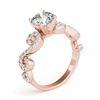 Image 4 : 1.15 CTW Certified VS/SI Diamond Solitaire Ring 18K Rose Gold - REF-204W9F - 27856