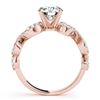 Image 5 : 1.15 CTW Certified VS/SI Diamond Solitaire Ring 18K Rose Gold - REF-204W9F - 27856