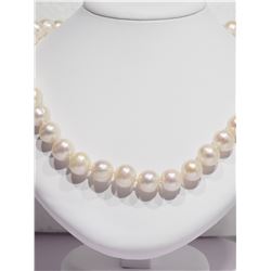 2) STERLING SILVER FRESHWATER PEARL NECKLACE