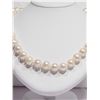 Image 1 : 2) STERLING SILVER FRESHWATER PEARL NECKLACE