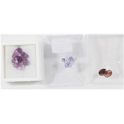 30) LOT OF ASSORTED GEMSTONES