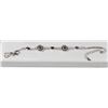 Image 1 : 34) STERLING SILVER CUBIC ZIRCONIA BRACELET