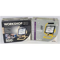 2-500W HALOGEN WORK LIGHTS