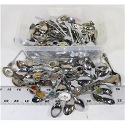 LOT OF 150 COLLECTOR SPOONS